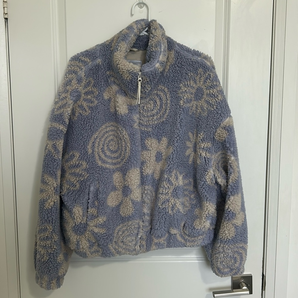 Urban Outfitters Sherpa Purple Jacket - Picture 3 of 6